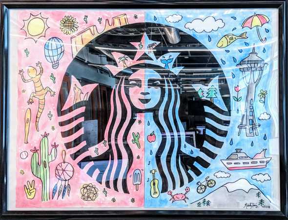 Starbucks art
